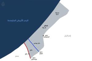 خريطة الوفد الإسرائيلي بالمفاوضات تبقي رفح تحت الاحتلال
