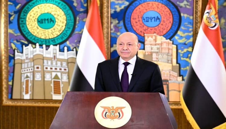 رئيس مجلس القيادة يدعو إلى التحام وطني شامل بمعركة استعادة مؤسسات الدولة وإنهاء الانقلاب