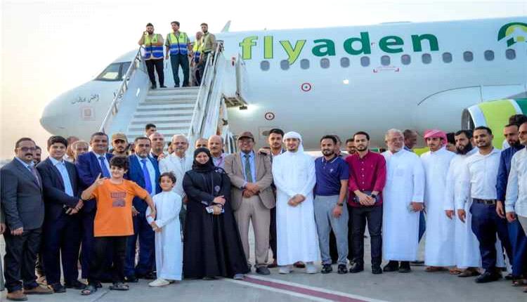 وصول طائرة "المعلا" الجديدة إلى مطار عدن لتعزيز أسطول "فلاي عدن
