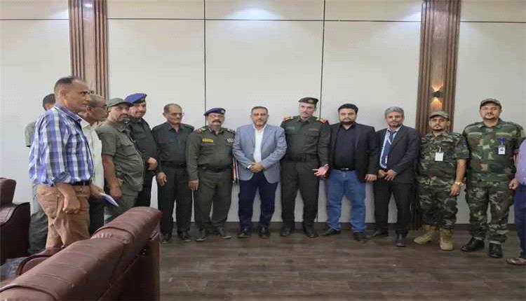 استكمال إجراءات تسليم قيادة أمن مطار عدن وفق قرار وزاري جديد