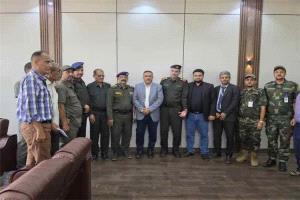 استكمال إجراءات تسليم قيادة أمن مطار عدن وفق قرار وزاري جديد