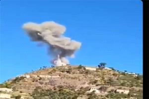 غارات جوية تستهدف موقعًا حوثيًا في قمة جبل العرمة غربي تعز
