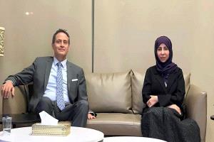 وزيرة الخارجية تصل عمّان في زيارة رسمية..