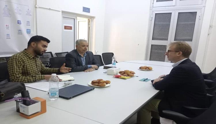 اجتماع استراتيجي بين مدير مكتب تنسيق الأعمال المتعلقة بالألغام وممثل UNOPS لتعزيز الدعم الأممي