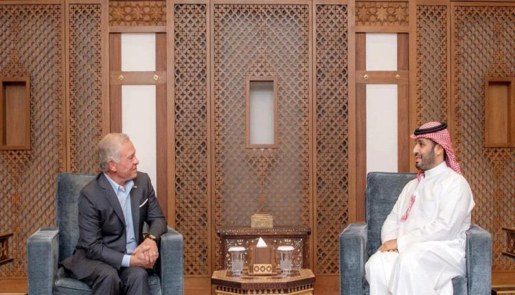 ولي العهد السعودي يستقبل ملك الأردن في جدة