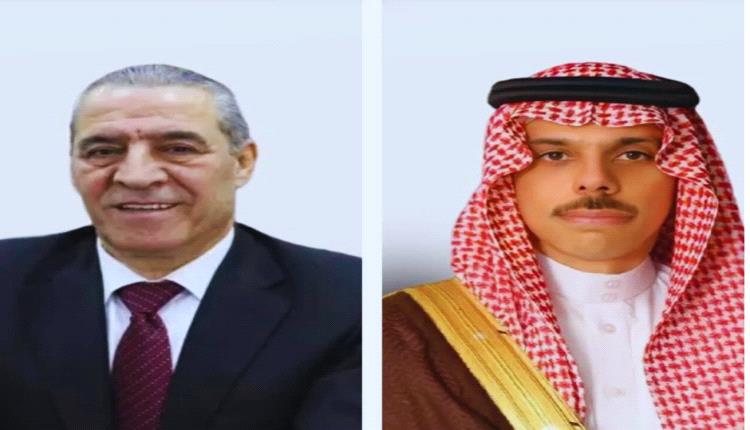 وزير الخارجية السعودي ونائب الرئيس الفلسطيني يبحثان تعزيز العمل المشترك