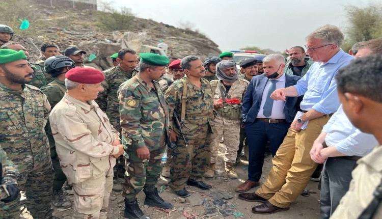 وفد أممي يزور محافظة الضالع ويناقش مبادرة اعادة فتح الطريق الرئيسي بين عدن وصنعاء ‎