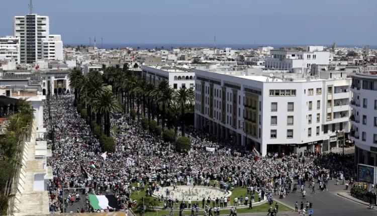عشرات الآلاف يتظاهرون في المغرب وموريتانيا ضد التجويع والحرب على غزة
