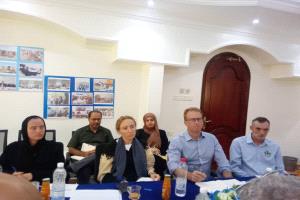 مكتب تنسيق الاعمال المتعلقه بالالغام YMACC يعقد
اجتماعا دوريا - للشركاء المنفذين واصحاب المصلحه