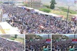 عشرات الآلاف يشيعون الشيخ القبلي والبرلماني اليمني زيد أبو علي في مسقط رأسه بمحافظة المحويت
