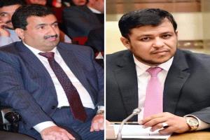 نائب رئيس مجلس القيادة الدكتور عبدالله العليمي يعزي في وفاة نجل الشيخ حسين بن ناصر الشريف