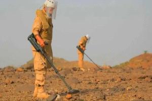 أكثر من 67 مليون متر مربع جرى تطهيرها من الألغام وتعز الأكثر تضرراً حسب تقرير مسام