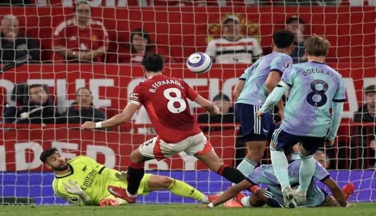 مانشستر يونايتد يتعادل مع أرسنال ويقرب #ليفربول من حسم اللقب