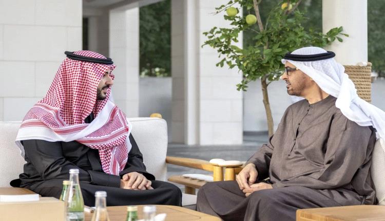 وزير الدفاع السعودي يبحث مع رئيس الإمارات سبل تحقيق أمن واستقرار الشرق الأوسط