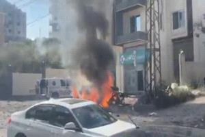 غارة إسرائيلية تستهدف سيارة في جنوب لبنان