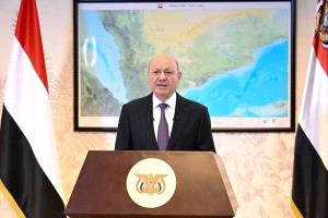 الرئيس العليمي يؤكد جوهرية القضية الجنوبية كأساس لأي تسوية سياسية قادمة
