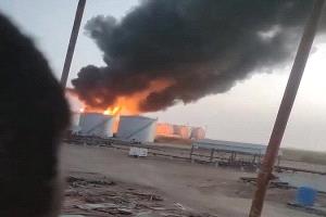 استهداف مستودعات الوقود وقاعدة جوية بمسيرات مفخخة