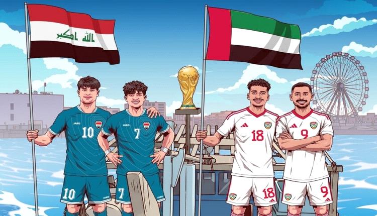 العراق والإمارات في مواجهة حاسمة على بطاقة الملحق العالمي لمونديال 2026