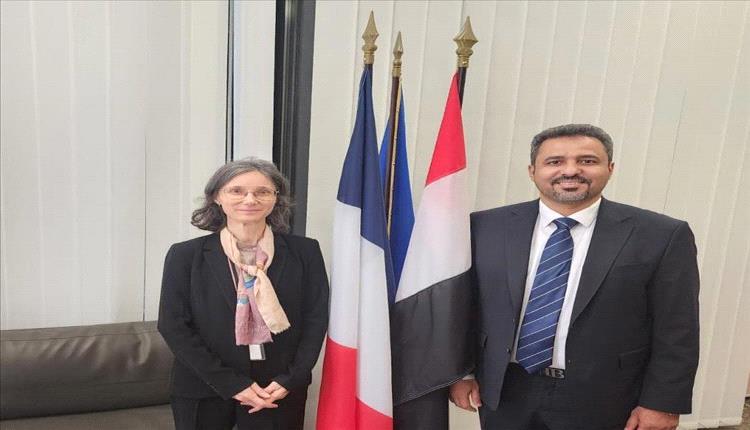 محافظ لحج يبحث مع السفيرة الفرنسية تعزيز التعاون التنموي والإغاثي ودعم مشاريع البنية التحتية