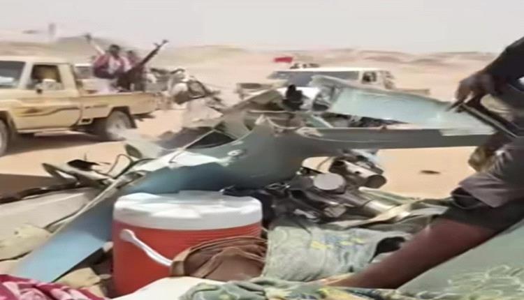 إسقاط طائرة مسيّرة حوثية فوق مطارح الكرامة بالجوف