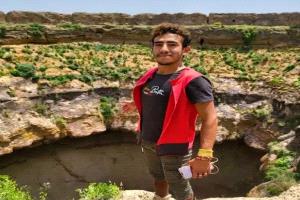 انتشال جثة الشاب “القعقاع” من فوهة بركان دمت بالضالع بعد 24 ساعة من الحادثة
