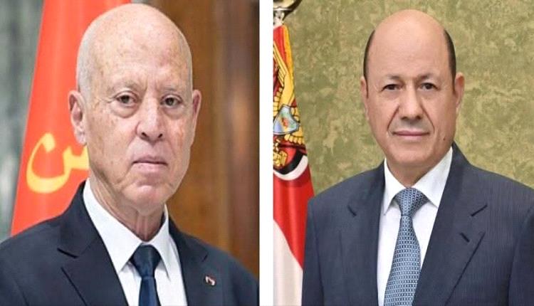 رئيس مجلس القيادة يهنئ بمناسبة ذكرى استقلال تونس