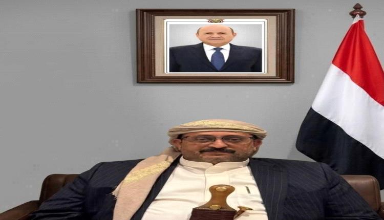 بيان تأييد ومباركة رئيس مصلحة شؤون القبائل لإعلان رئيس الجمهورية