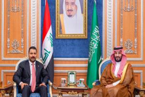 ولي العهد السعودي يستقبل رئيس وزراء العراق في الرياض ويبحثان أمن المنطقة