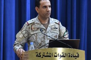 التحالف: اعتراض وتدمير ثلاثة صواريخ وأربع مُسيّرات أطلقتها مليشيا الحوثي باتجاه السعودية