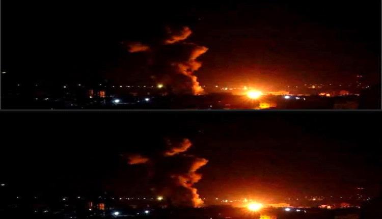 الطيران الحربي يستهدف قاطرات أسلحة و يدمر منصة باليستية للحوثيين شمال تعز