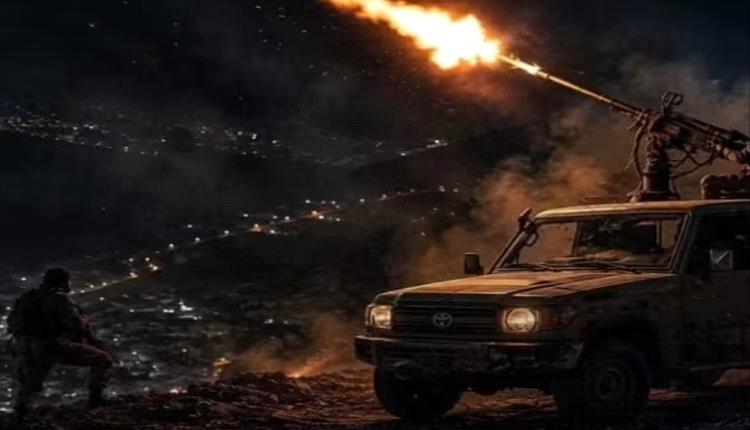 مواجهات عنيفة بين القوات الحكومية والحوثيين في جبهة العنين غرب تعز
