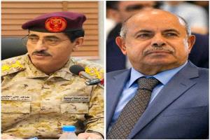 الخنبشي يبحث مع وزير الدفاع مستجدات الجبهات ويشيد بتضحيات القوات المسلحة