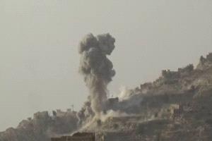 غارات جوية تستهدف مواقع للحوثيين في صعدة وقصف مدفعي على منطقة حدودية